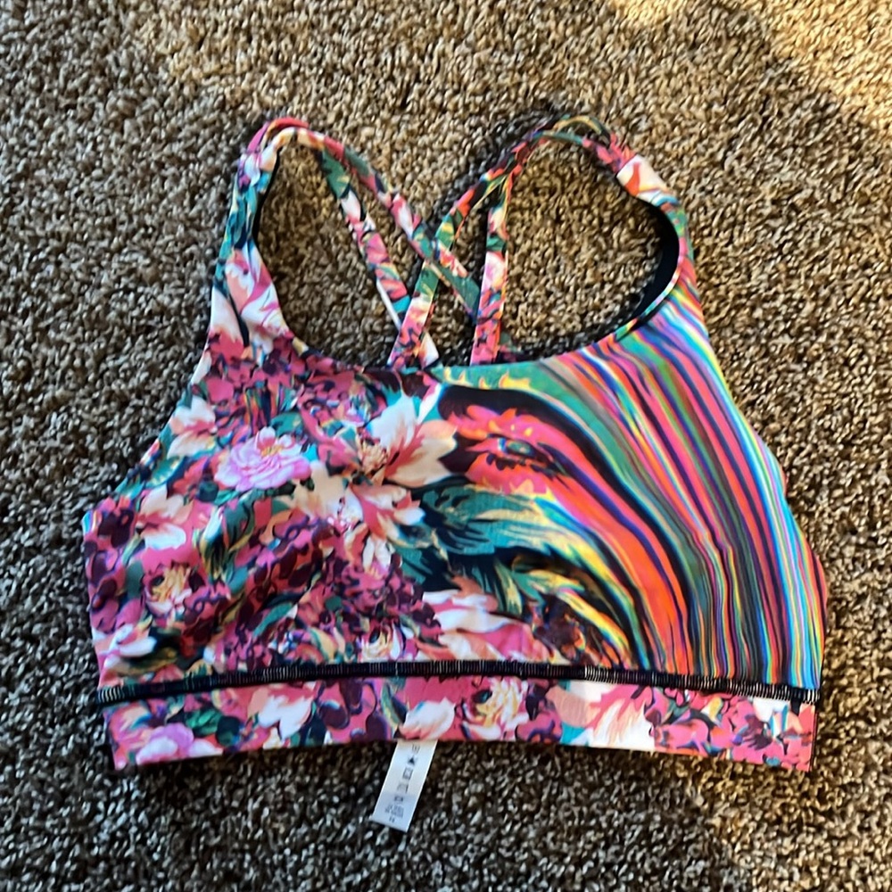 Lululemon energy bra Rainbow